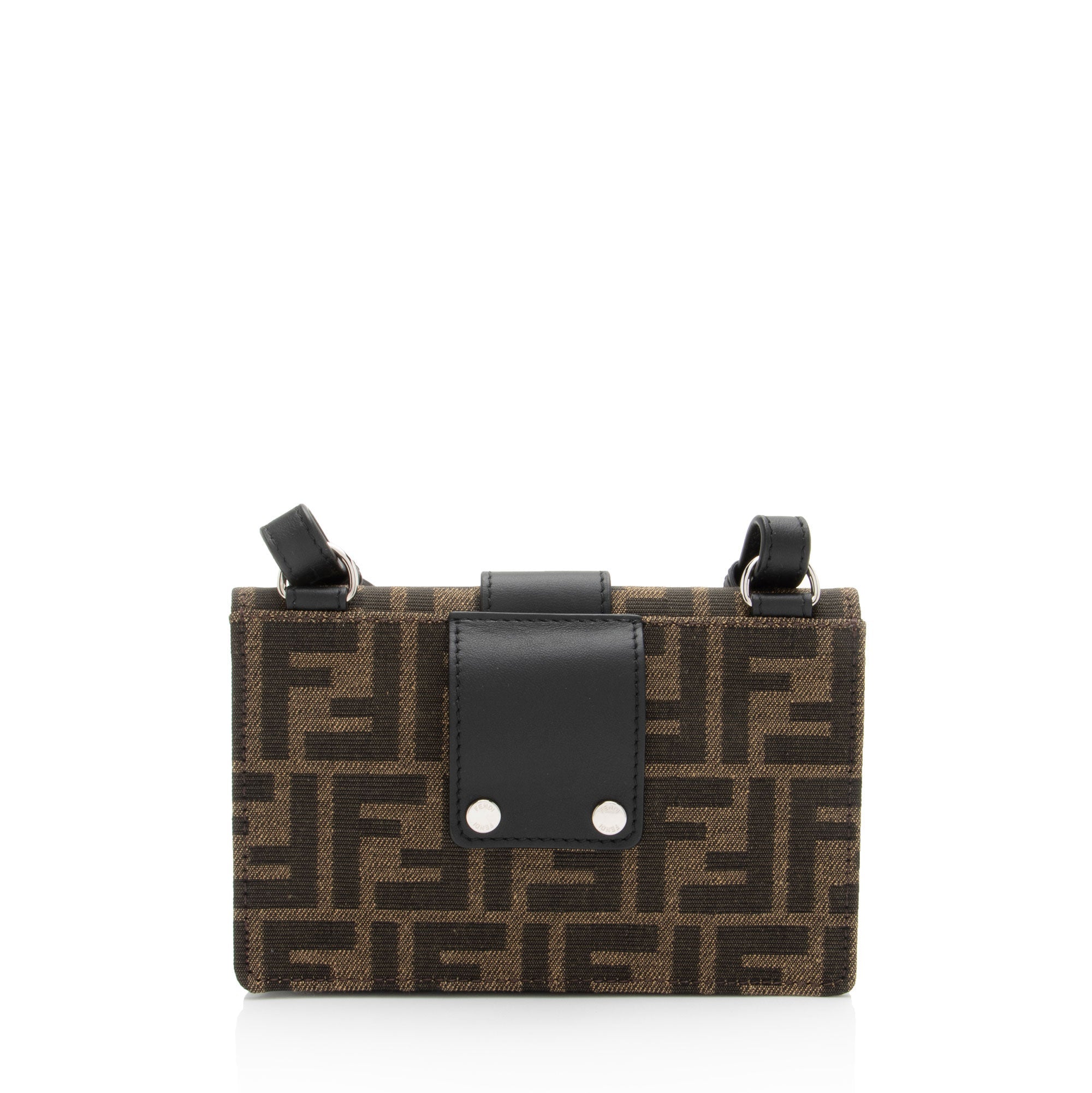 Fendi Zucca Baguette Two Way Crossbody
