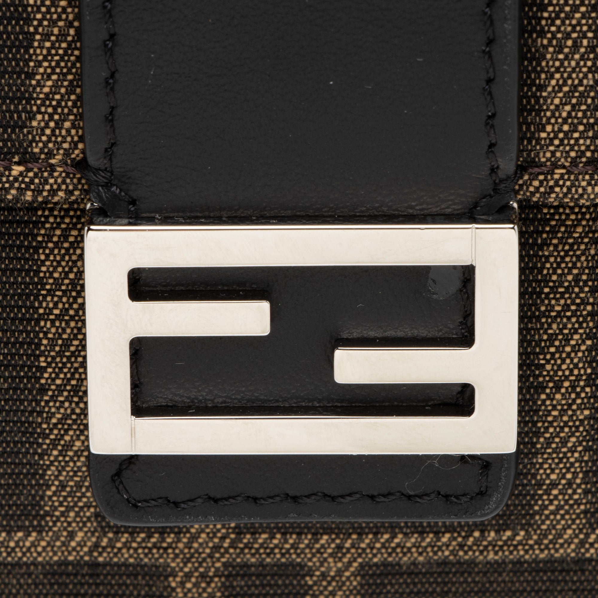 Fendi Zucca Baguette Two Way Crossbody