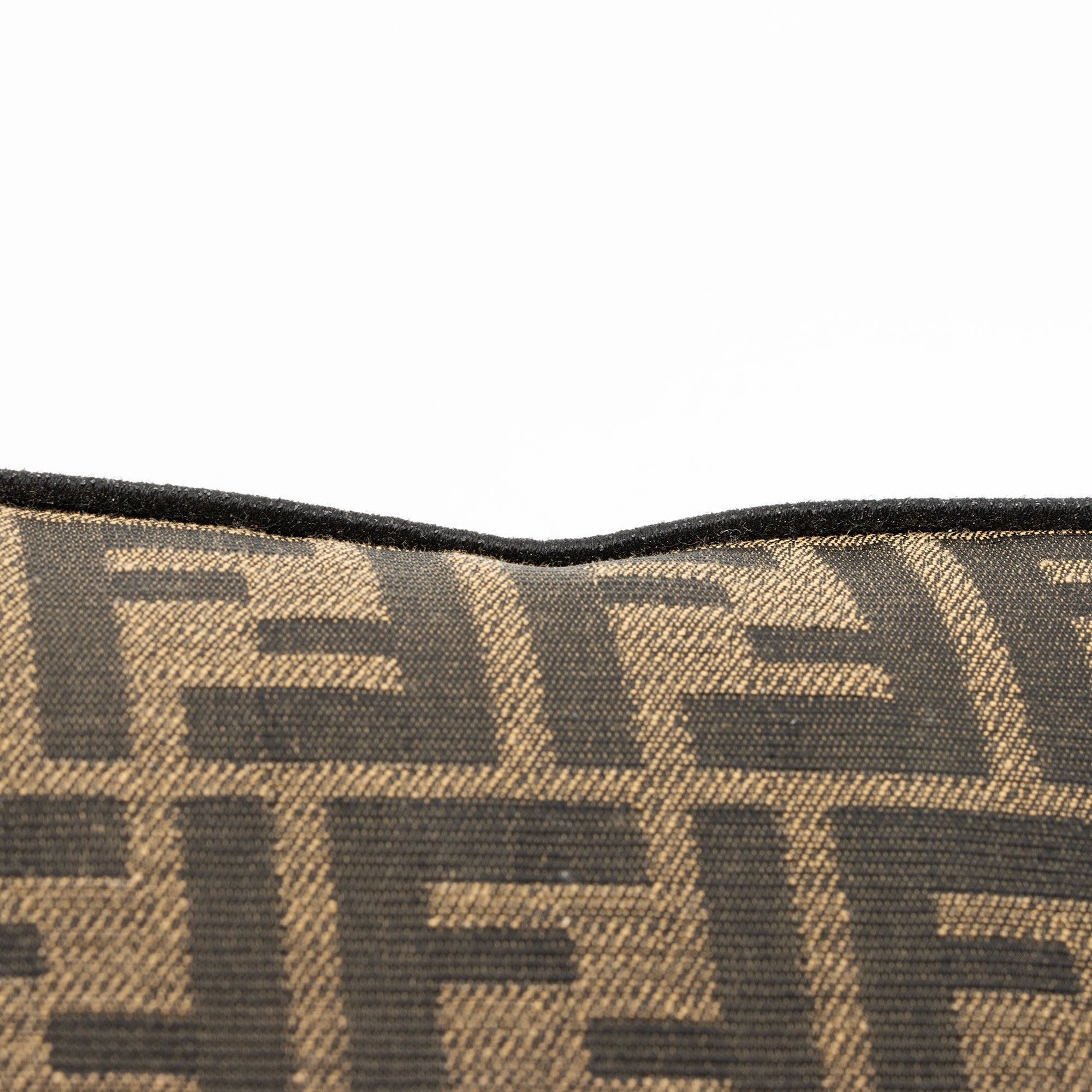 Fendi Zucca Calfskin Baguette Shoulder Bag