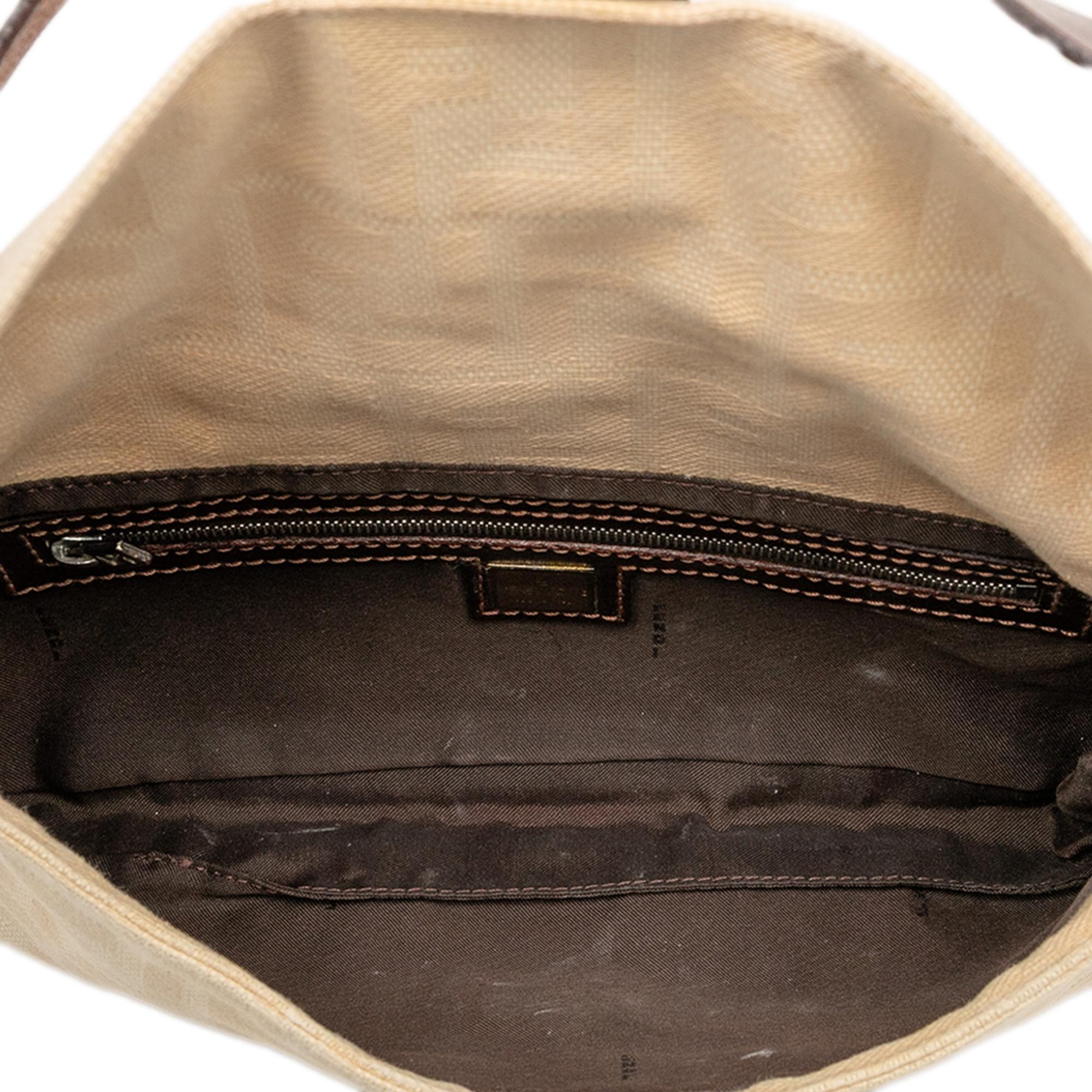 Fendi Zucca Canvas Baguette