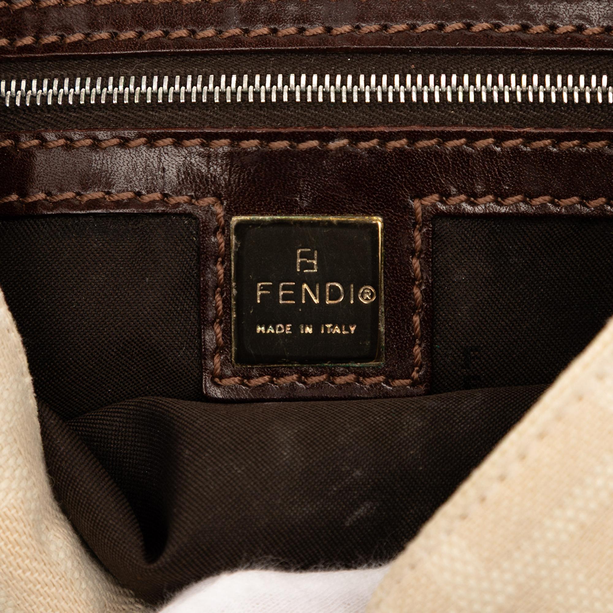 Fendi Zucca Canvas Baguette