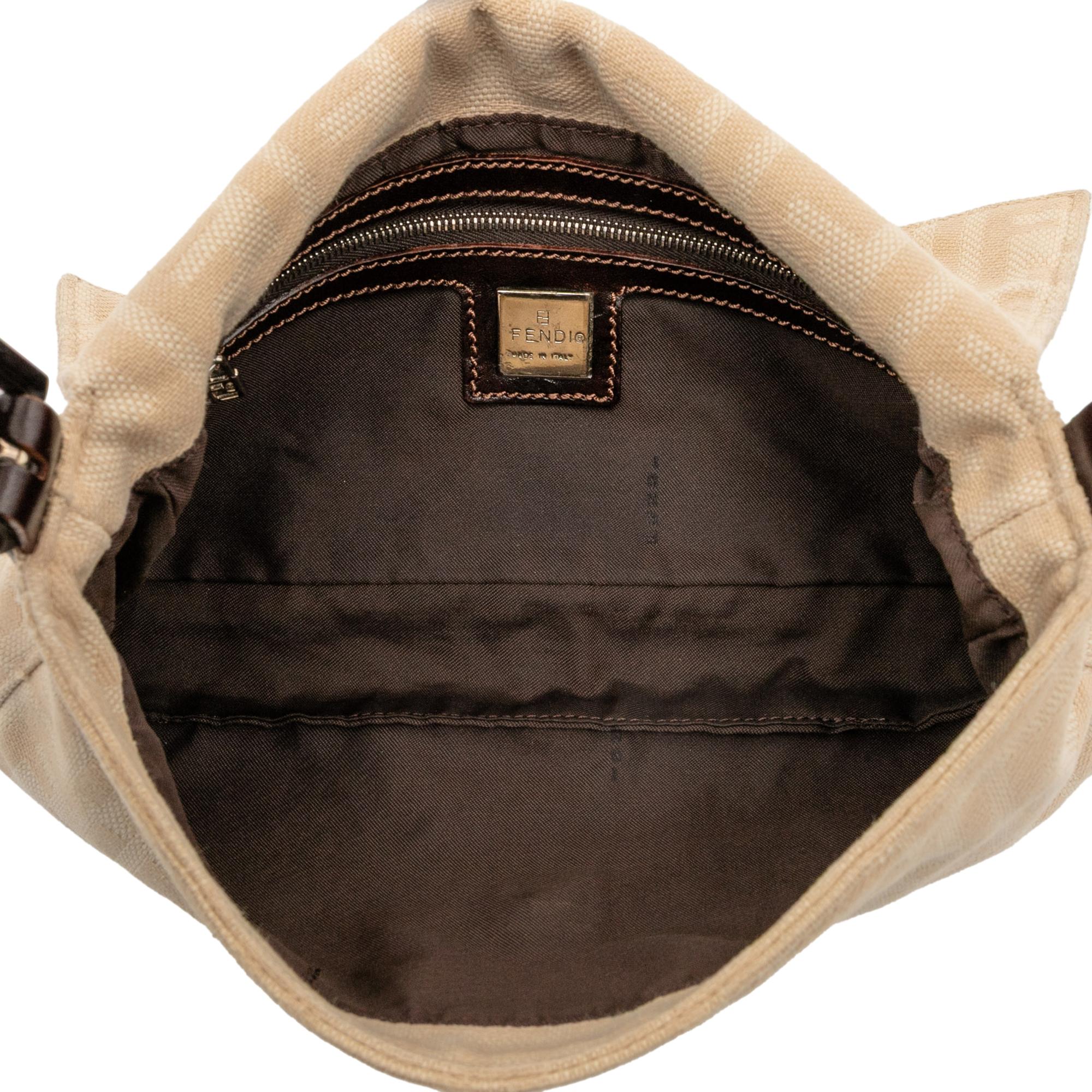Fendi Zucca Canvas Baguette