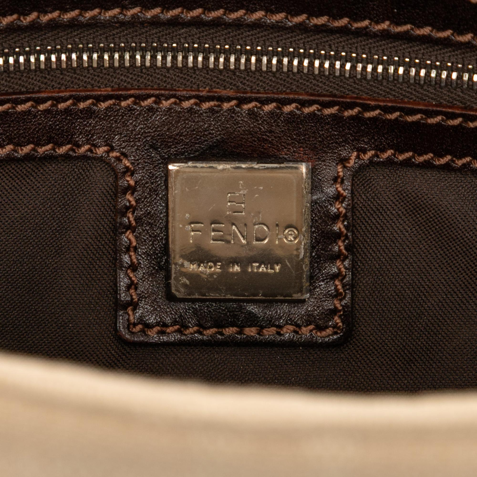 Fendi Zucca Canvas Baguette
