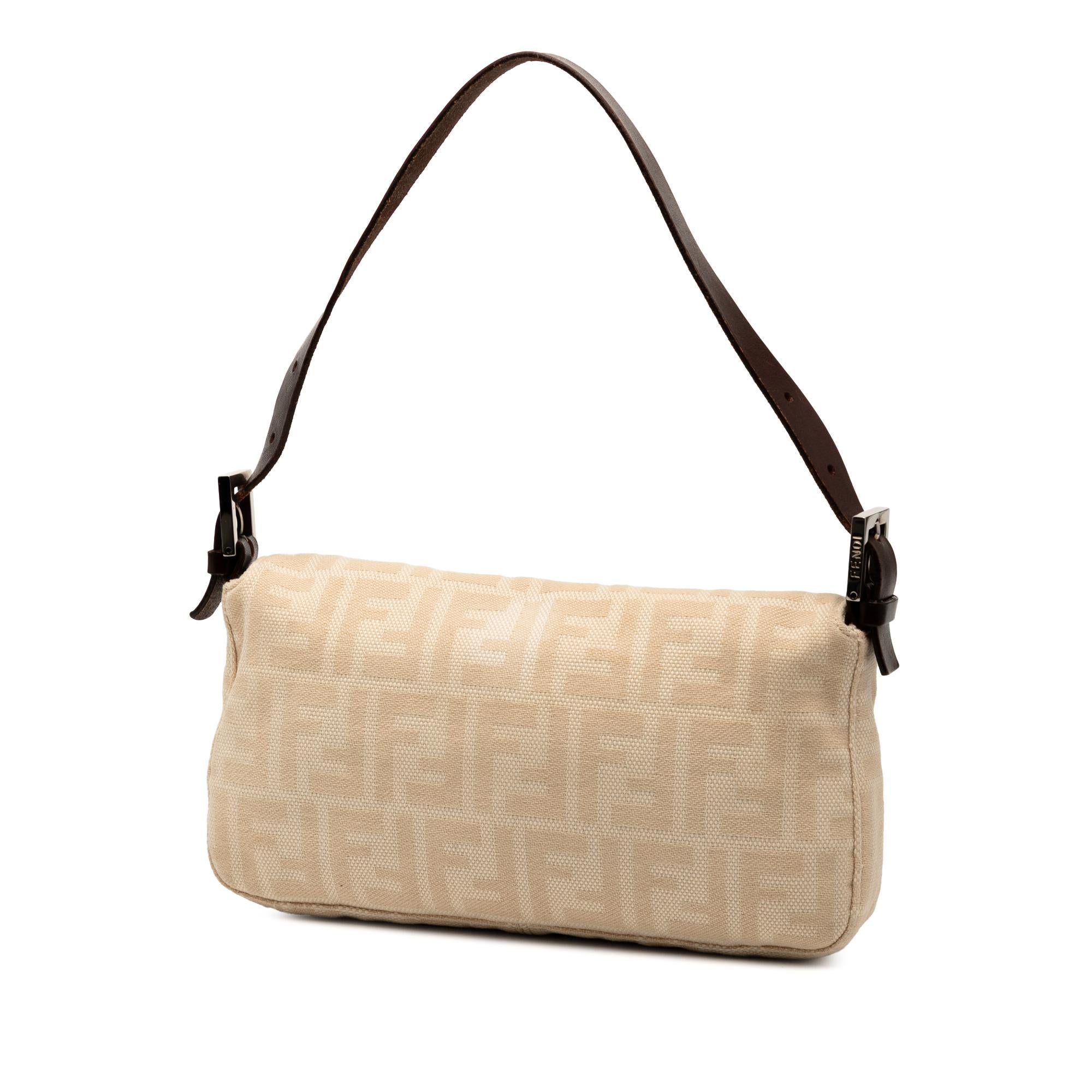 Fendi Zucca Canvas Baguette