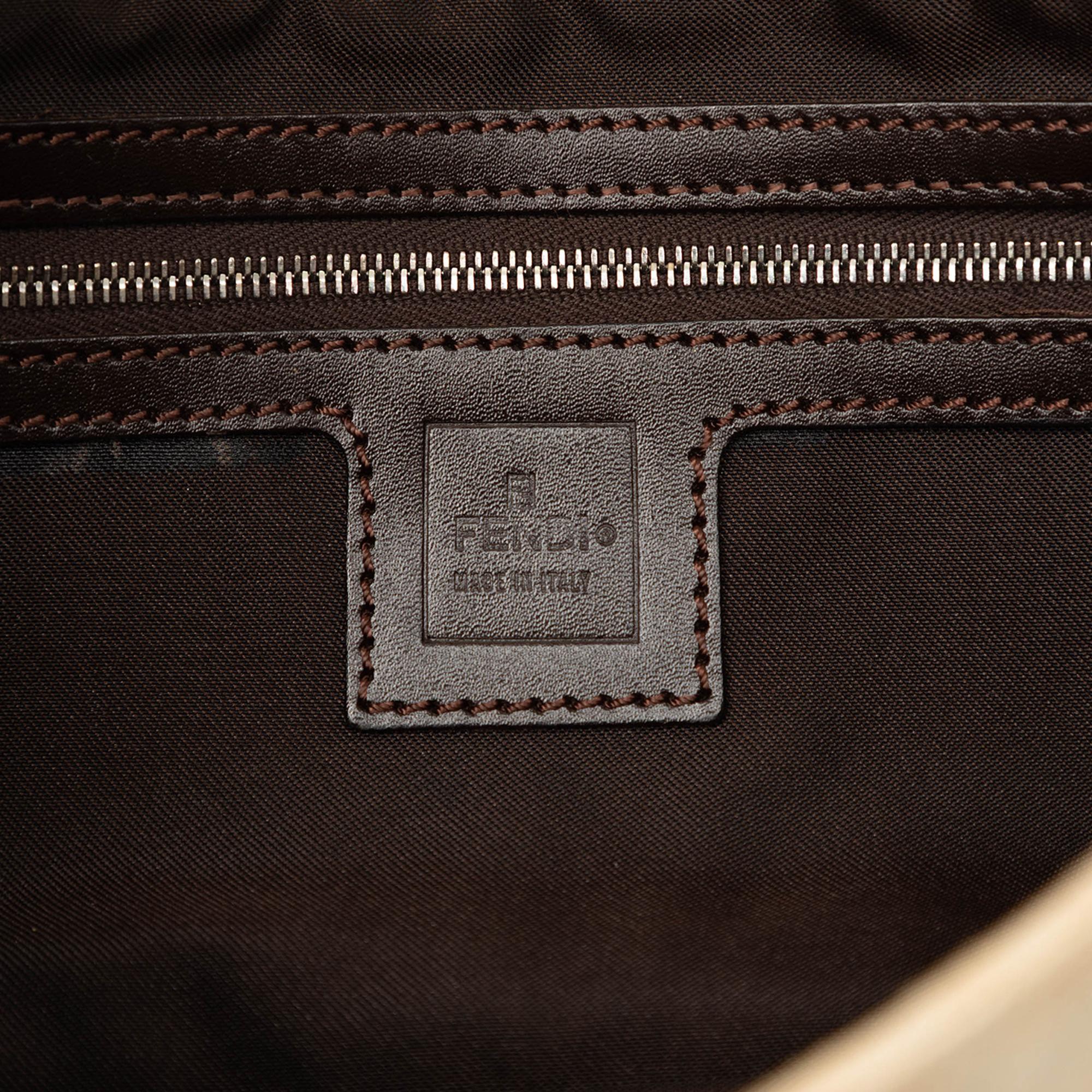 Fendi Zucca Canvas Baguette