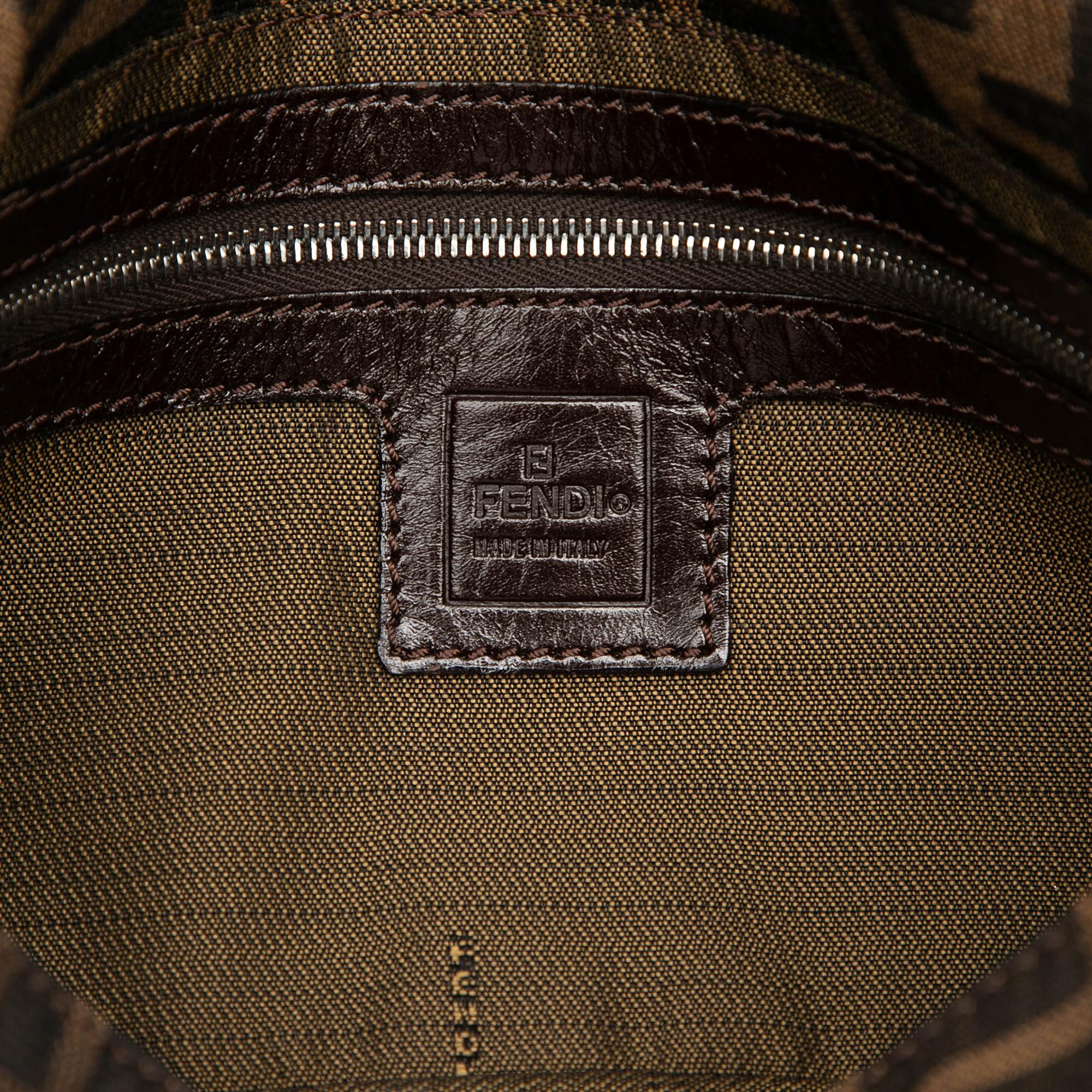 Fendi Zucca Canvas Baguette