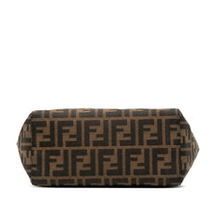 Fendi Zucca Canvas Bento Box Shoulder Bag