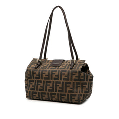 Fendi Zucca Canvas Bento Box Shoulder Bag