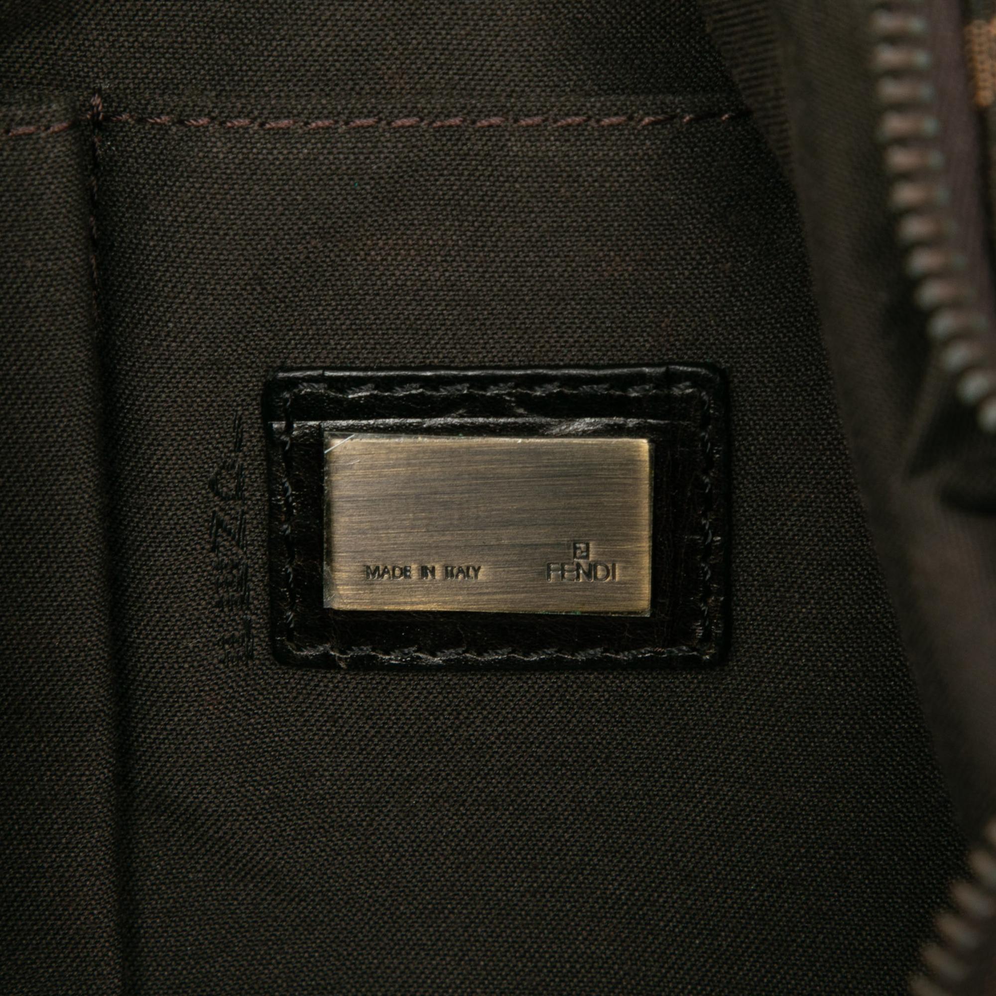 Fendi Zucca Canvas Borsa B Hobo