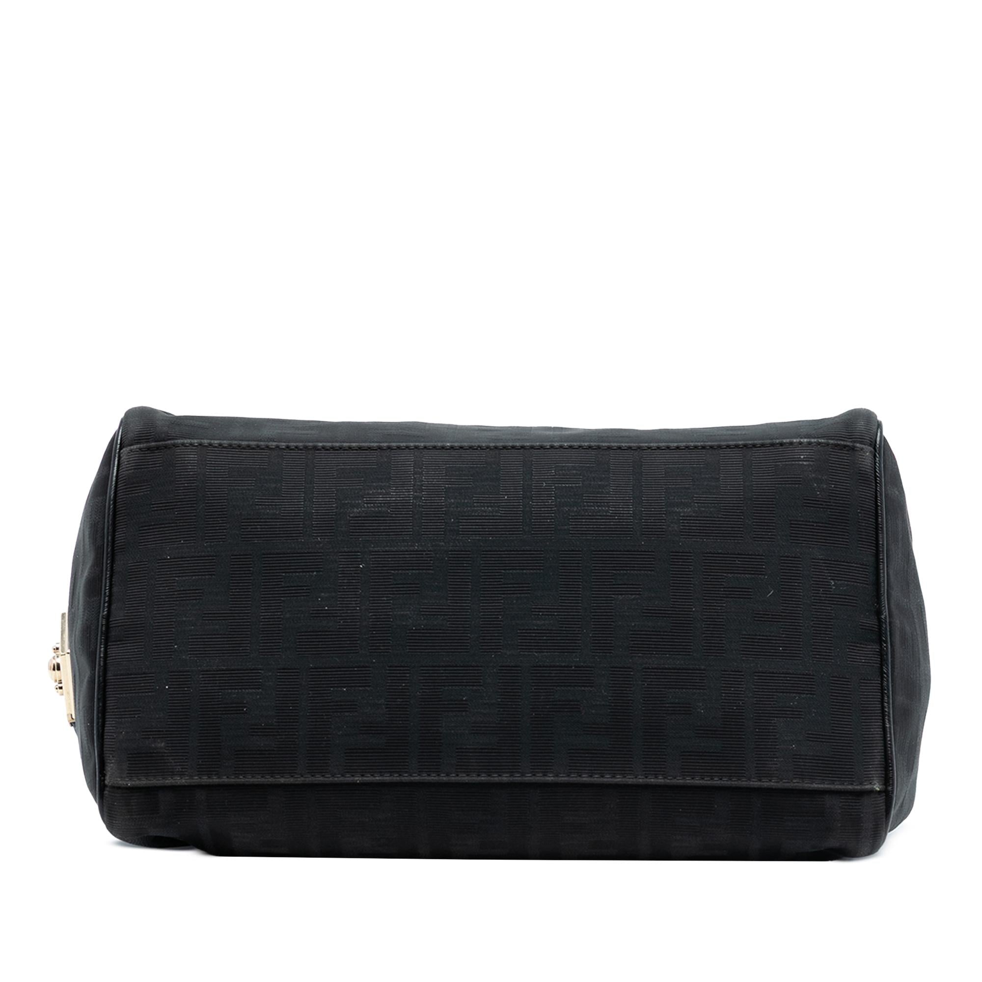 Fendi Zucca Canvas Boston Bag