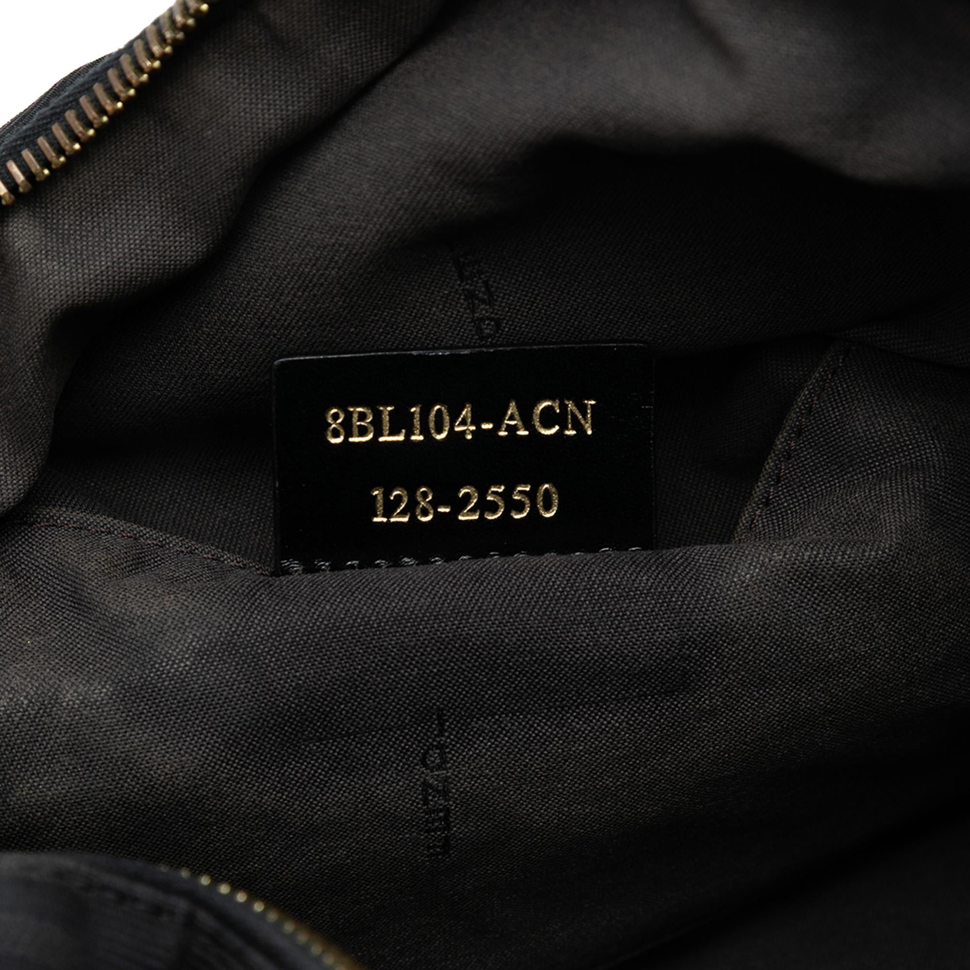 Fendi Zucca Canvas Boston Bag