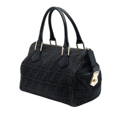 Fendi Zucca Canvas Boston Bag