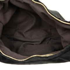 Fendi Zucca Canvas Chef Chain Hobo Bag