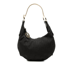 Fendi Zucca Canvas Chef Chain Hobo Bag