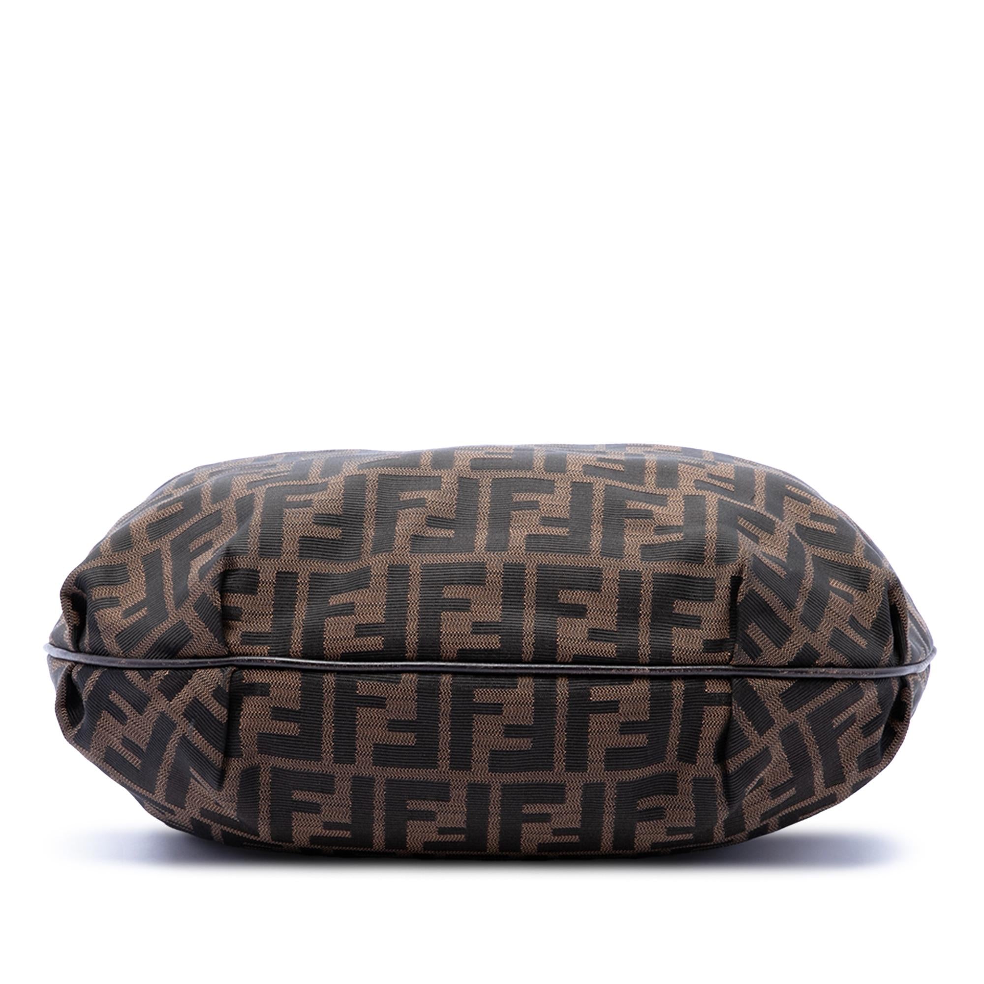 Fendi Zucca Canvas Chef Chain Hobo