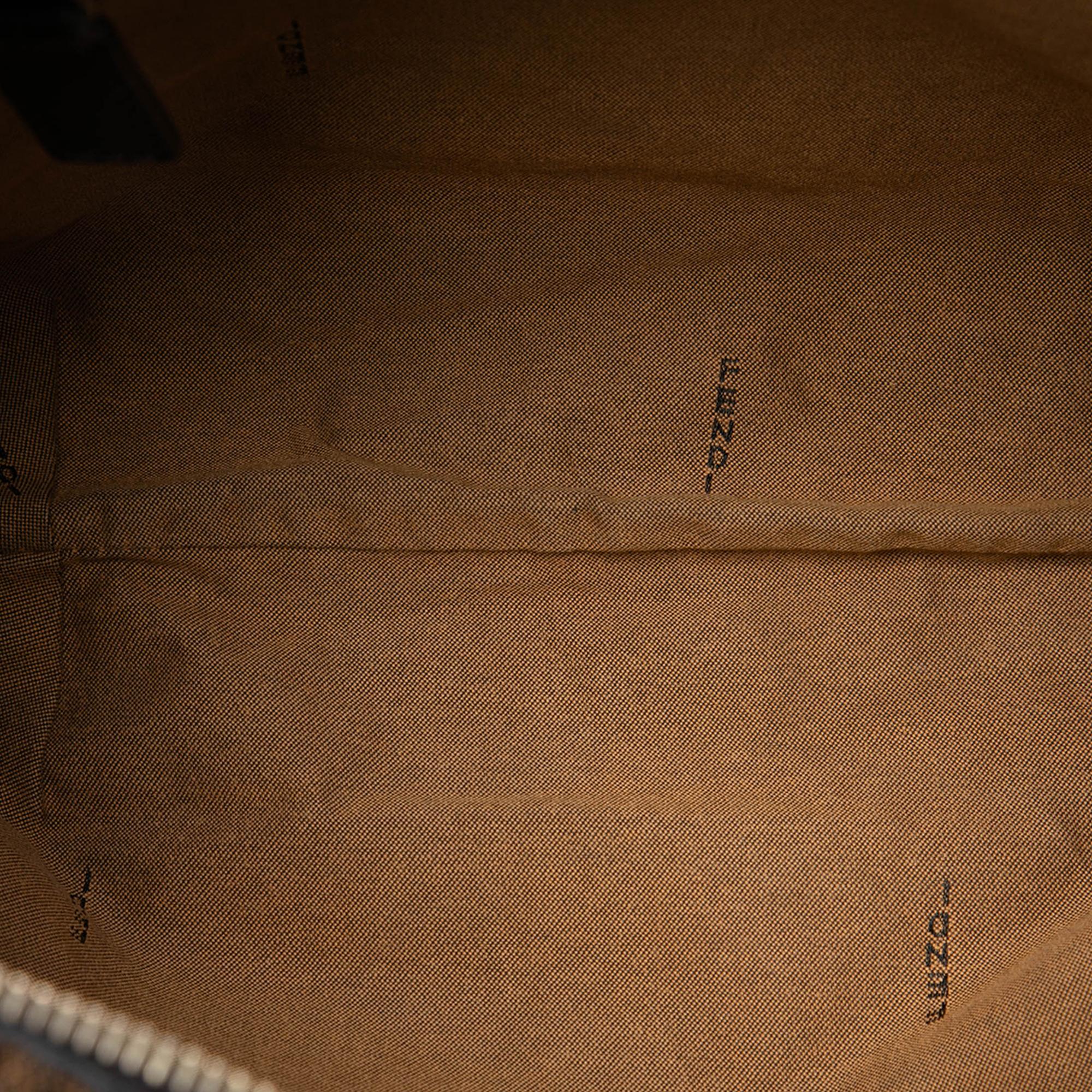 Fendi Zucca Canvas Chef Chain Hobo
