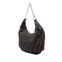Fendi Zucca Canvas Chef Chain Hobo