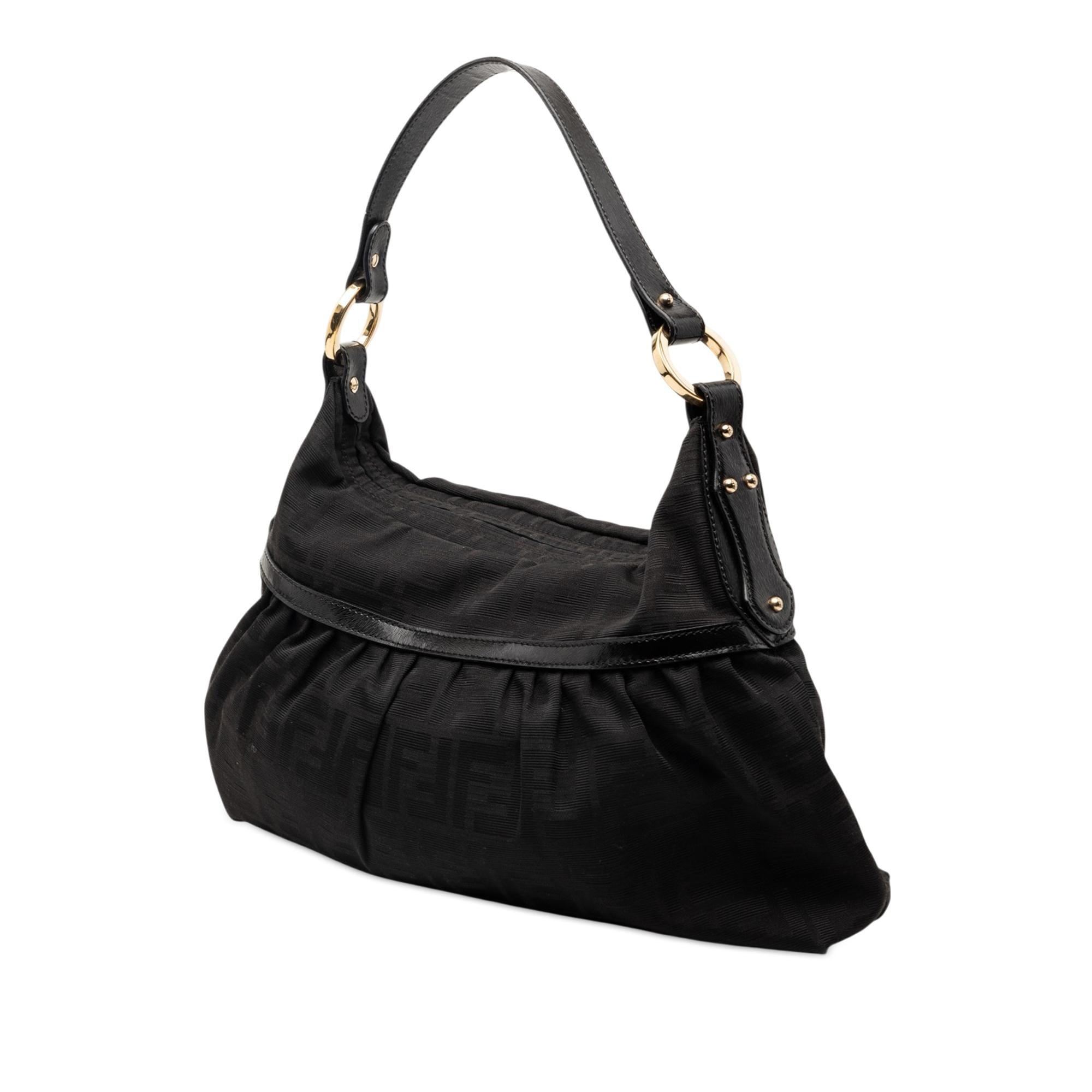 Fendi Zucca Canvas Chef Shoulder Bag