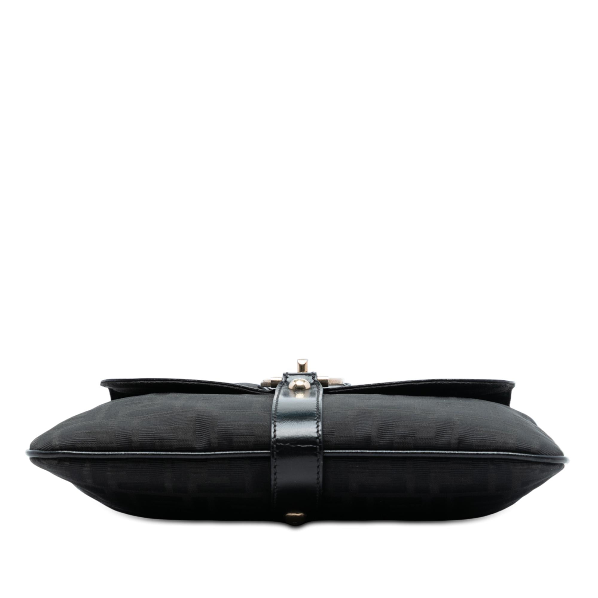 Fendi Zucca Canvas Chef Zip Crossbody