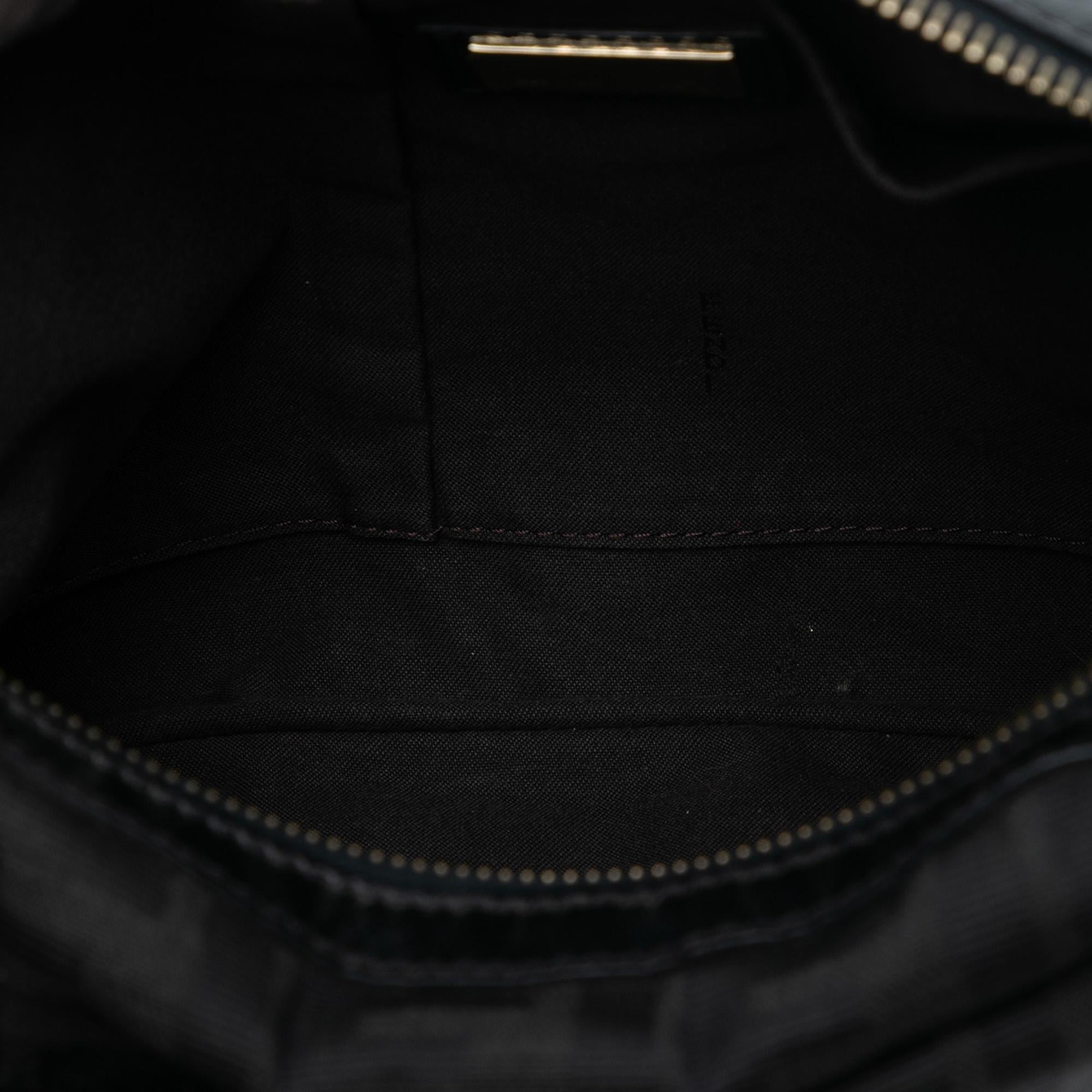 Fendi Zucca Canvas Chef Zip Crossbody