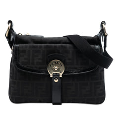 Fendi Zucca Canvas Chef Zip Crossbody