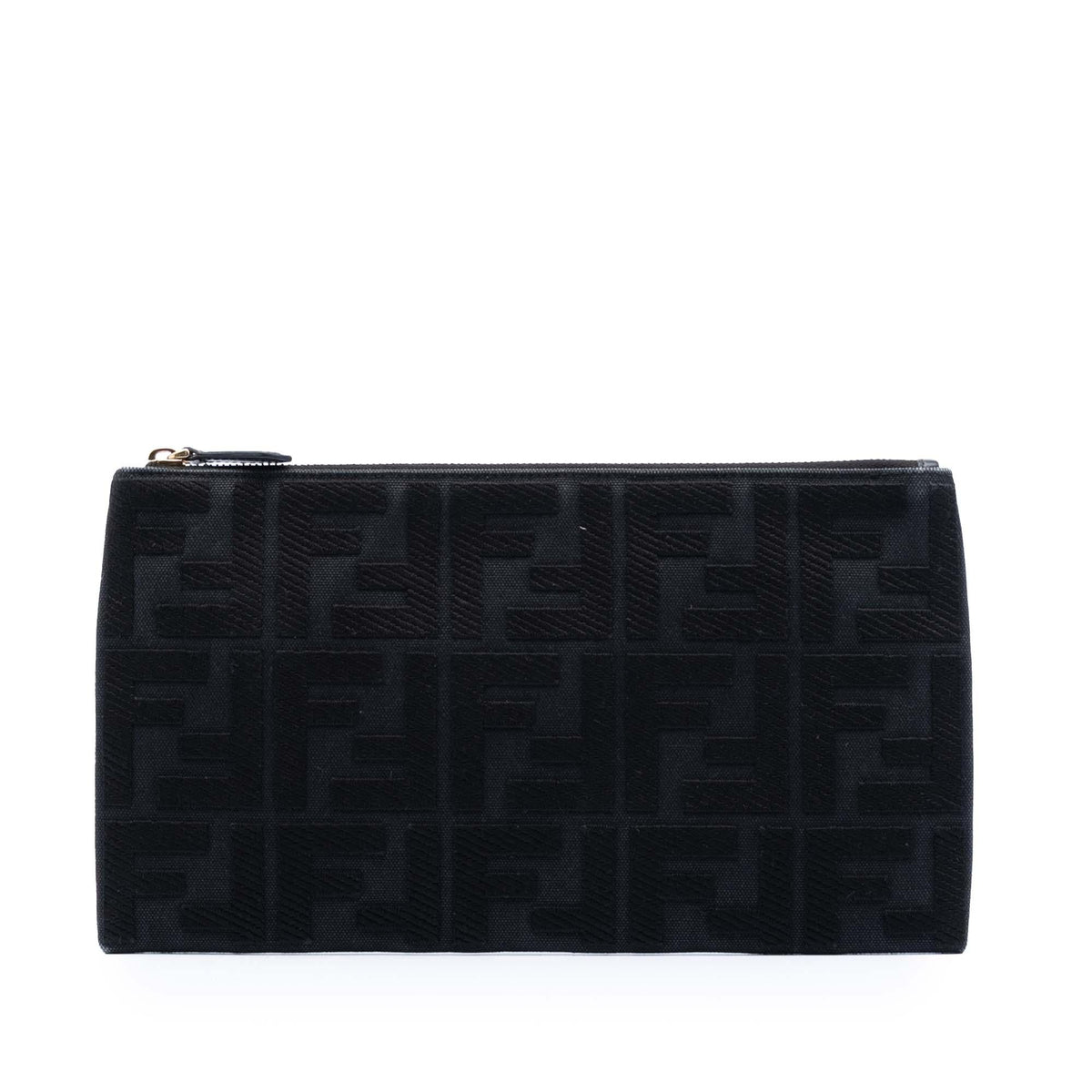 Fendi Zucca Canvas Clutch