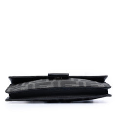 Fendi Zucca Canvas Convertible Baguette Pouch