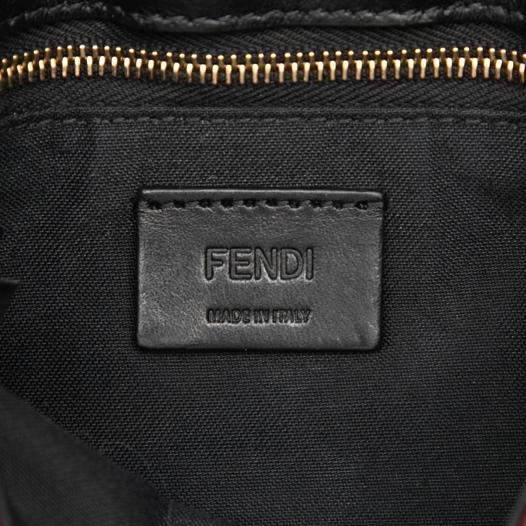 Fendi Zucca Canvas Convertible Baguette Pouch