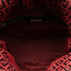 Fendi Zucca Canvas Double Flap Mamma