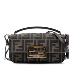 Fendi Zucca Canvas FF 1974 Phone Baguette