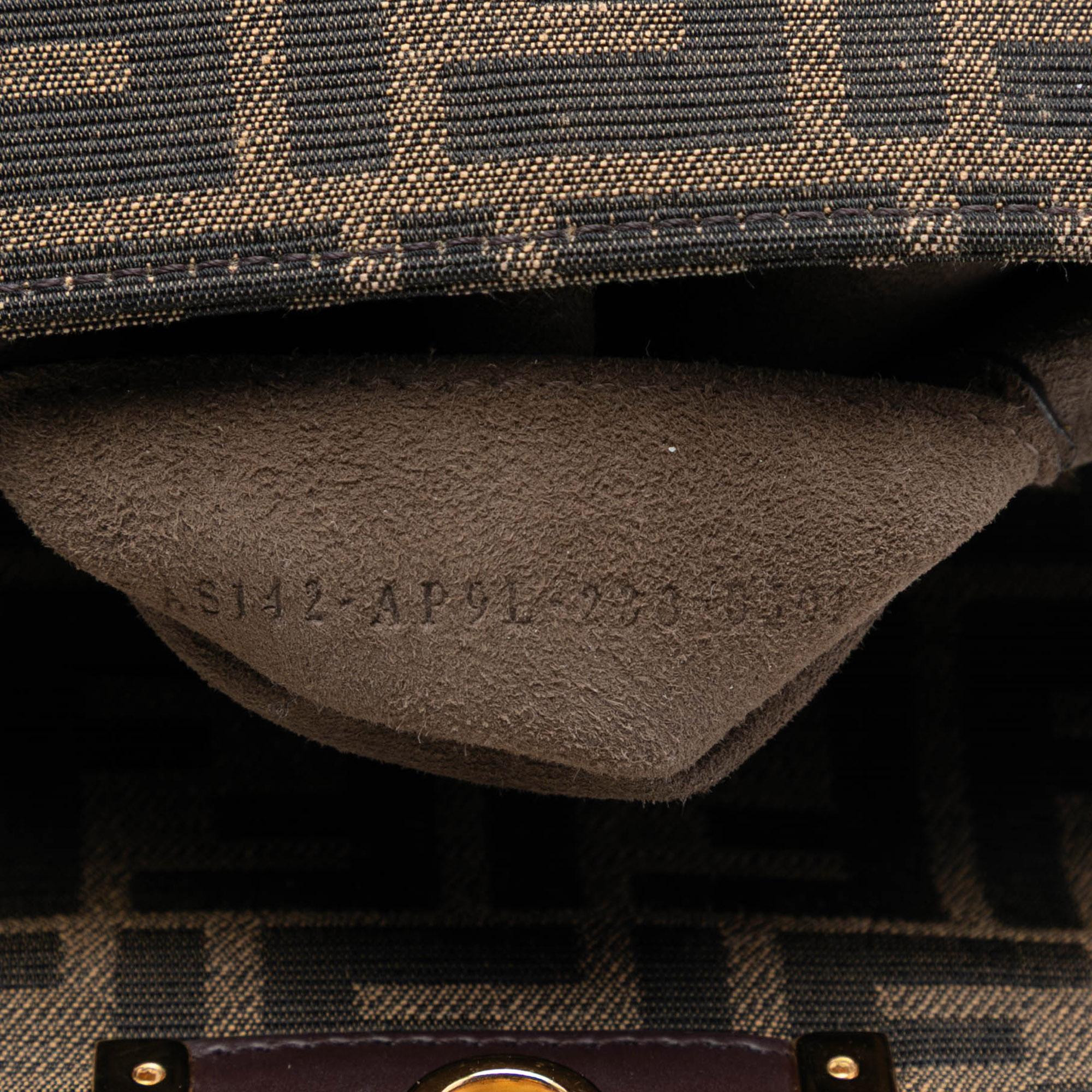 Fendi Zucca Canvas FF 1974 Phone Baguette