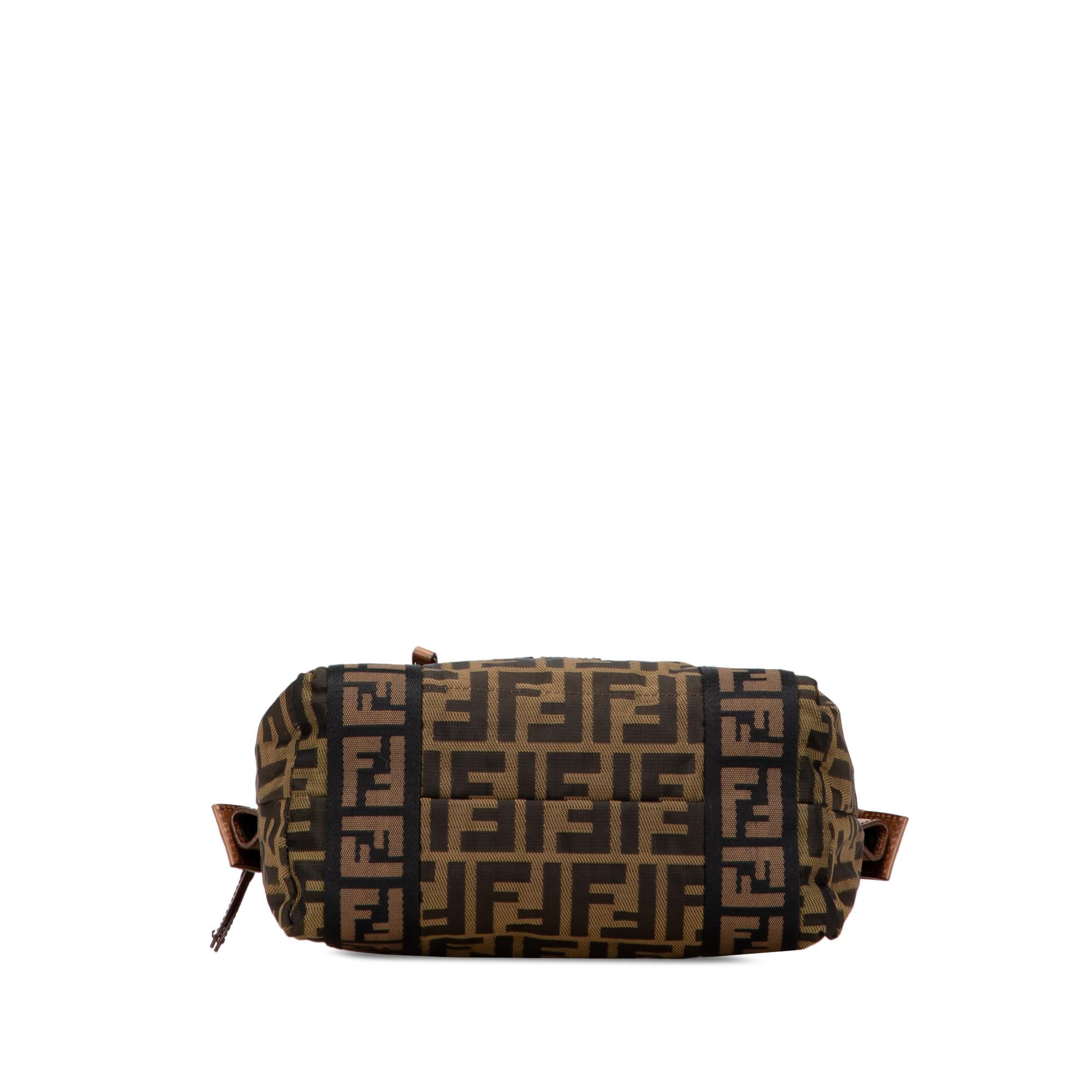 Fendi Zucca Canvas FF Handbag