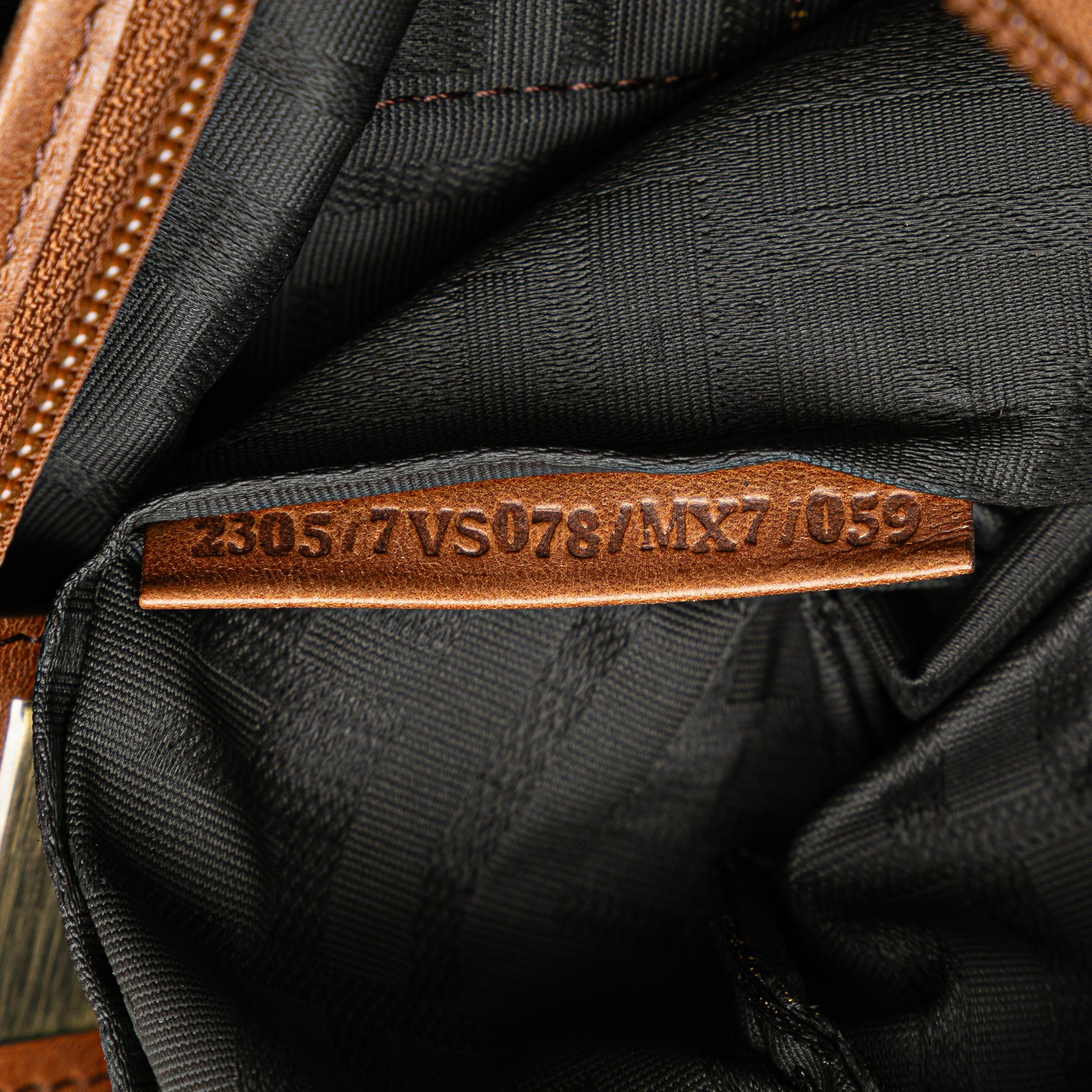 Fendi Zucca Canvas FF Handbag
