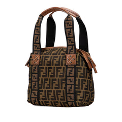 Fendi Zucca Canvas FF Handbag