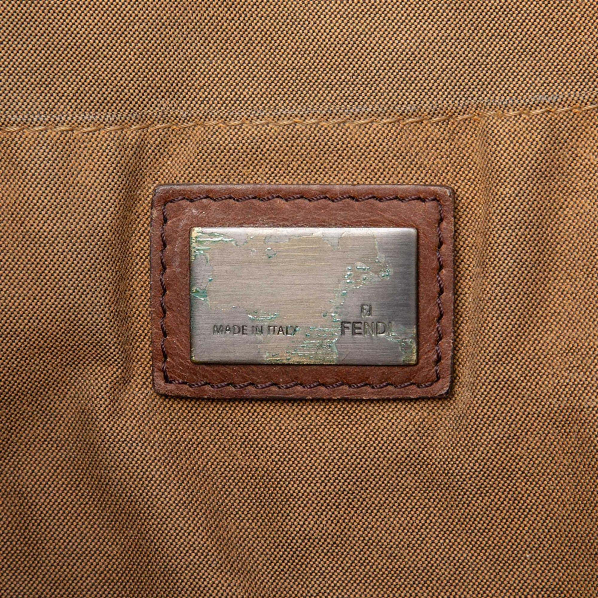 Fendi Zucca Canvas FF Satchel