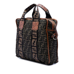 Fendi Zucca Canvas FF Satchel