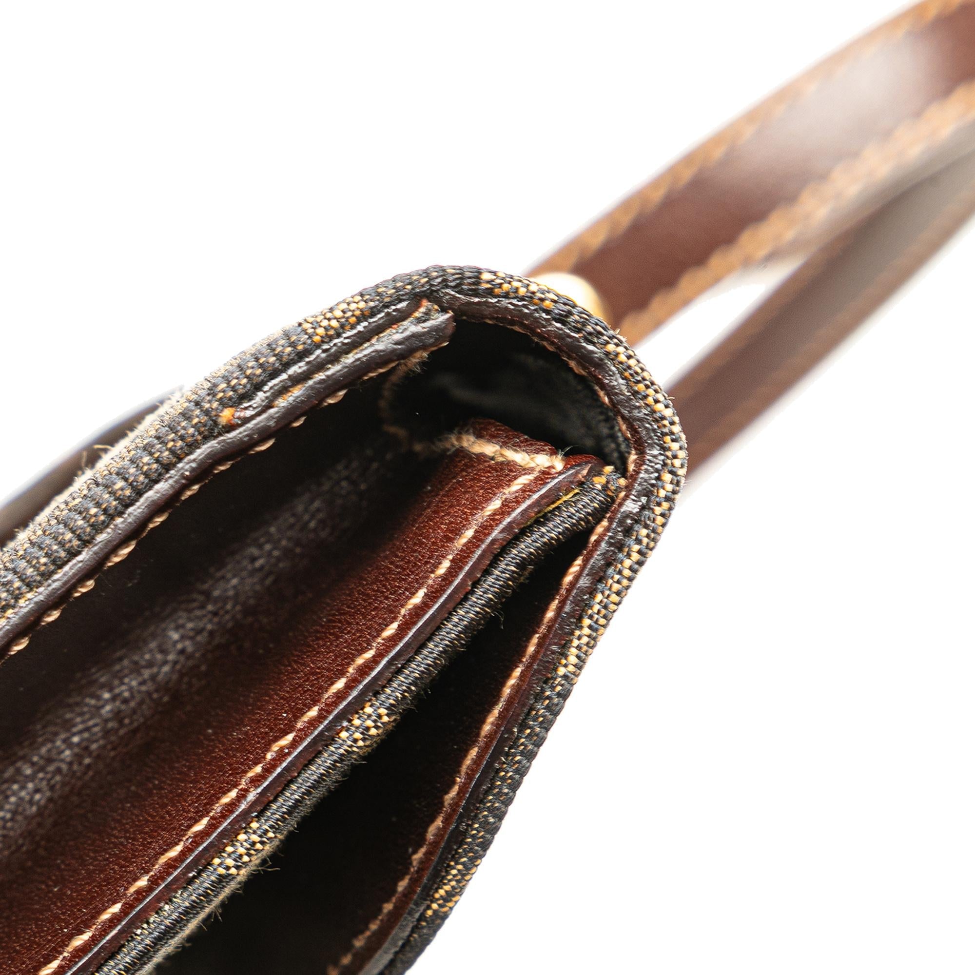 Fendi Zucca Canvas Handbag