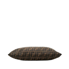 Fendi Zucca Canvas Metal Handle Tote