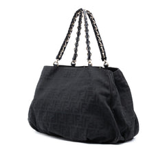 Fendi Zucca Canvas Mia Chain Tote