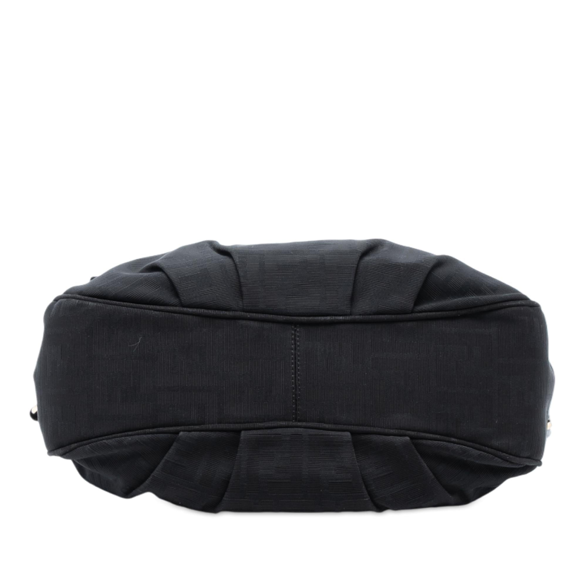 Fendi Zucca Canvas Mia Flap Shoulder Bag