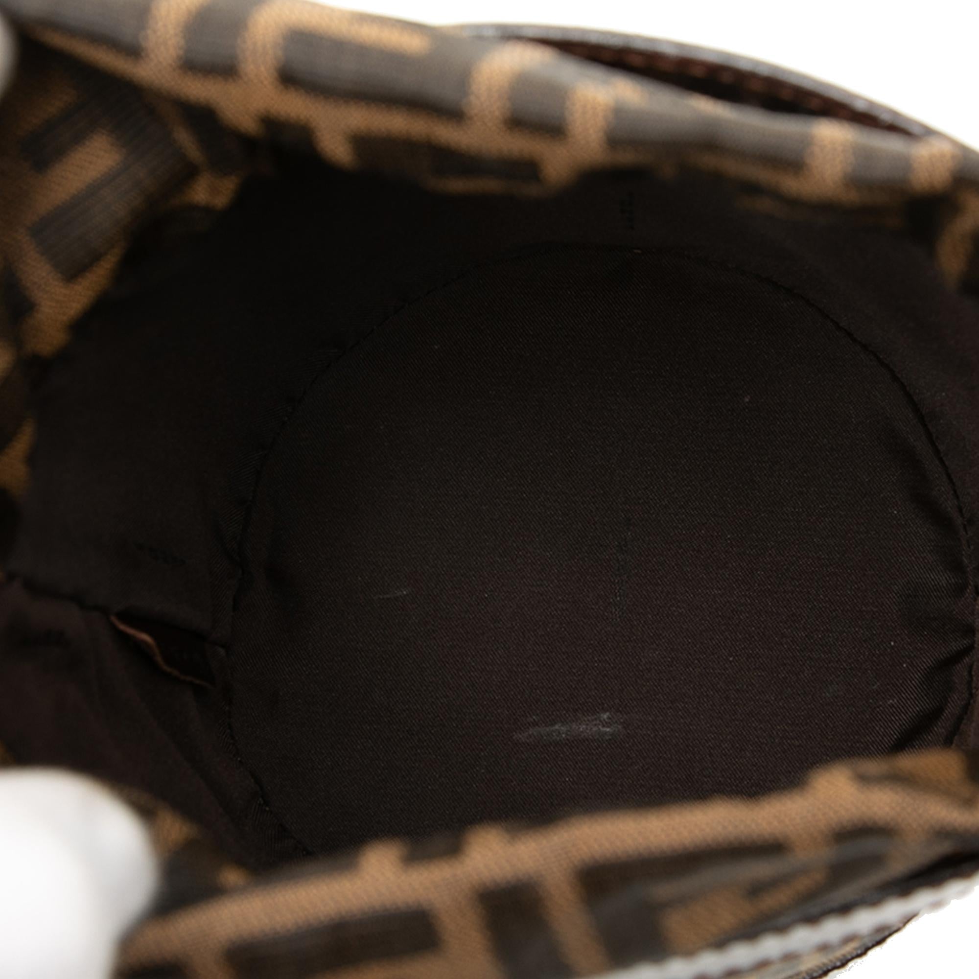 Fendi Zucca Canvas Palazzo Bucket Bag