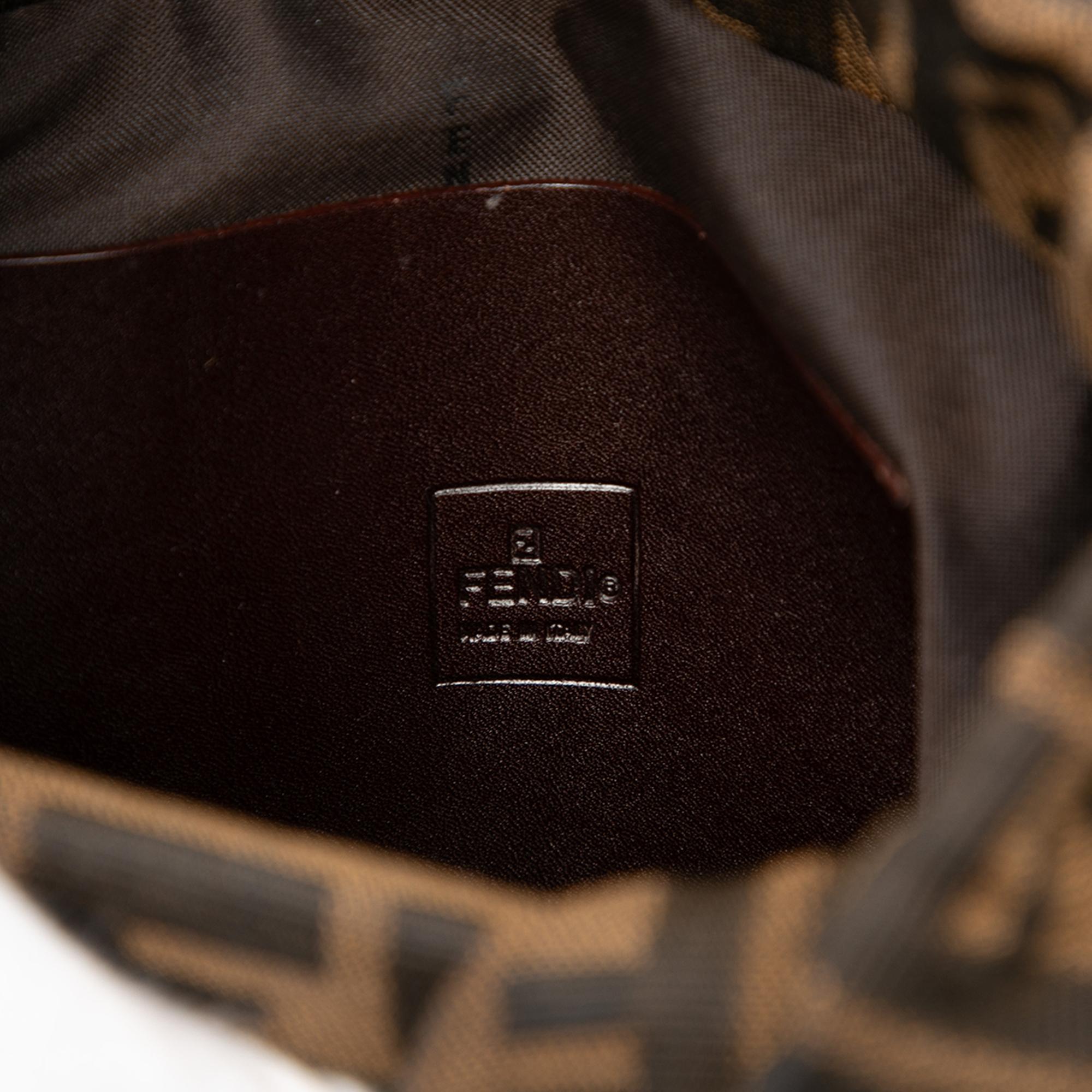 Fendi Zucca Canvas Palazzo Bucket Bag