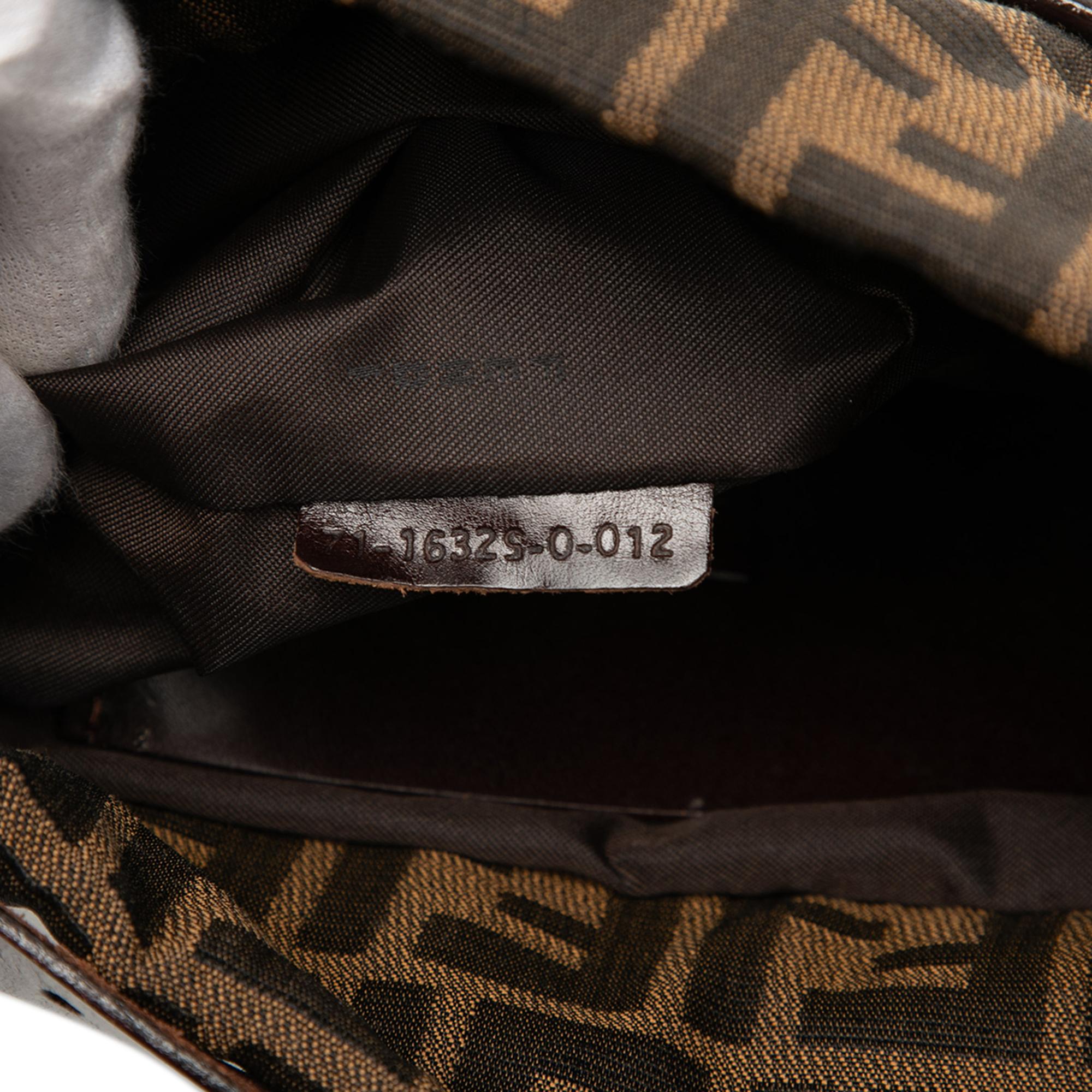Fendi Zucca Canvas Palazzo Bucket Bag