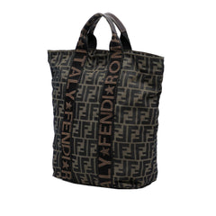 Fendi Zucca Canvas Roma 1925 Shopping Tote