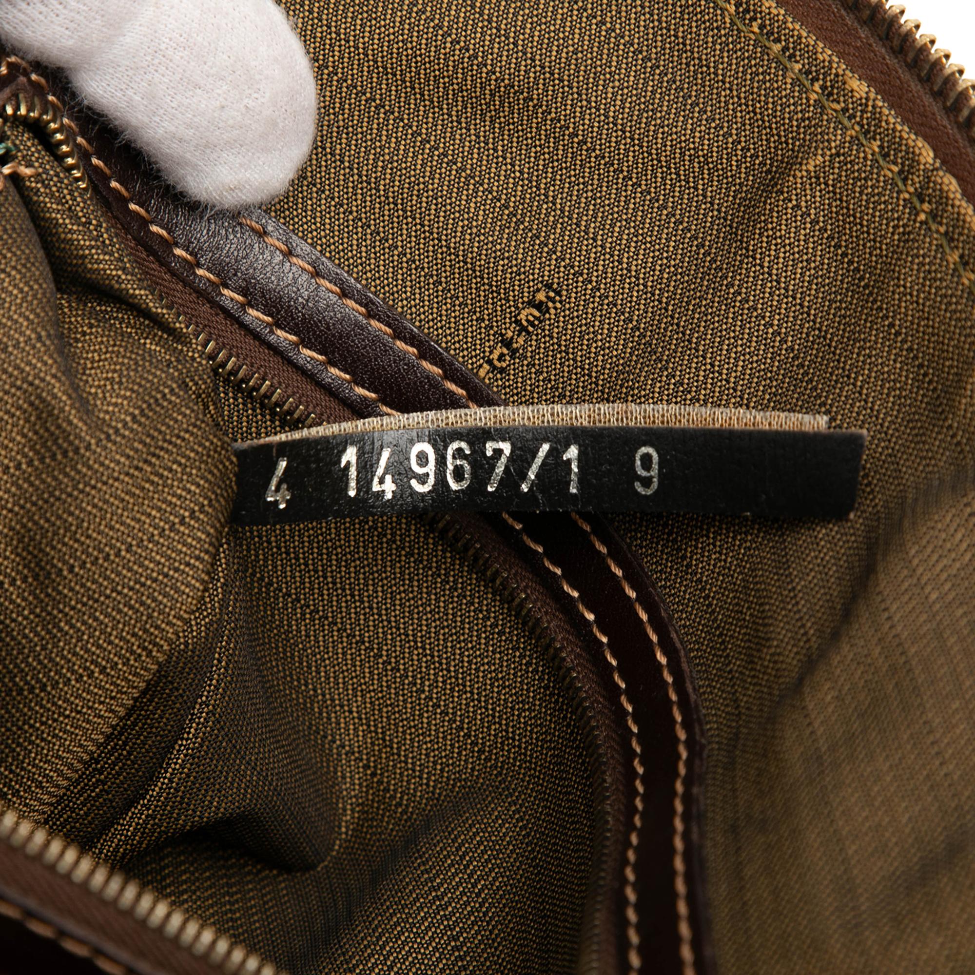 Fendi Zucca Canvas Satchel