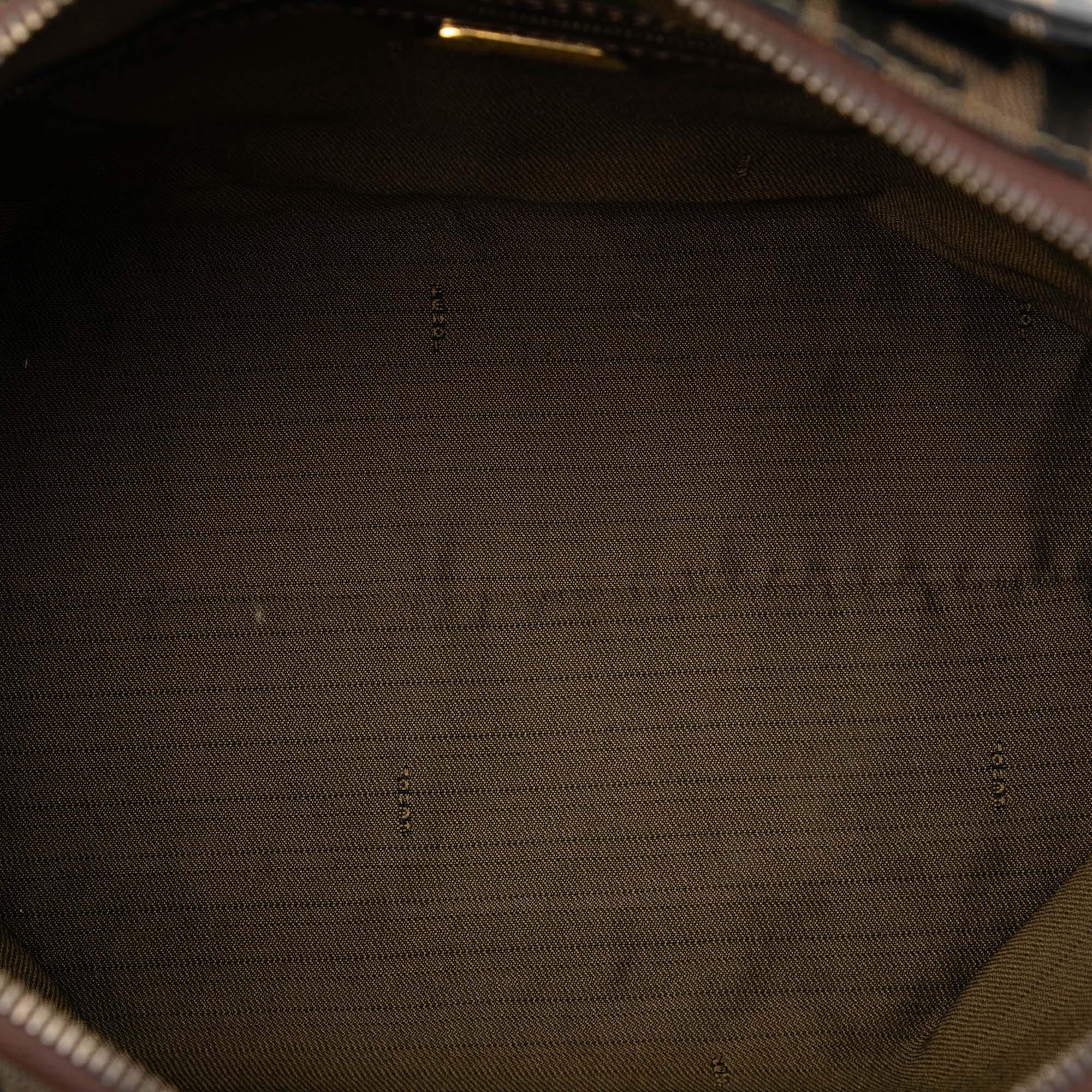 Fendi Zucca Canvas Satchel