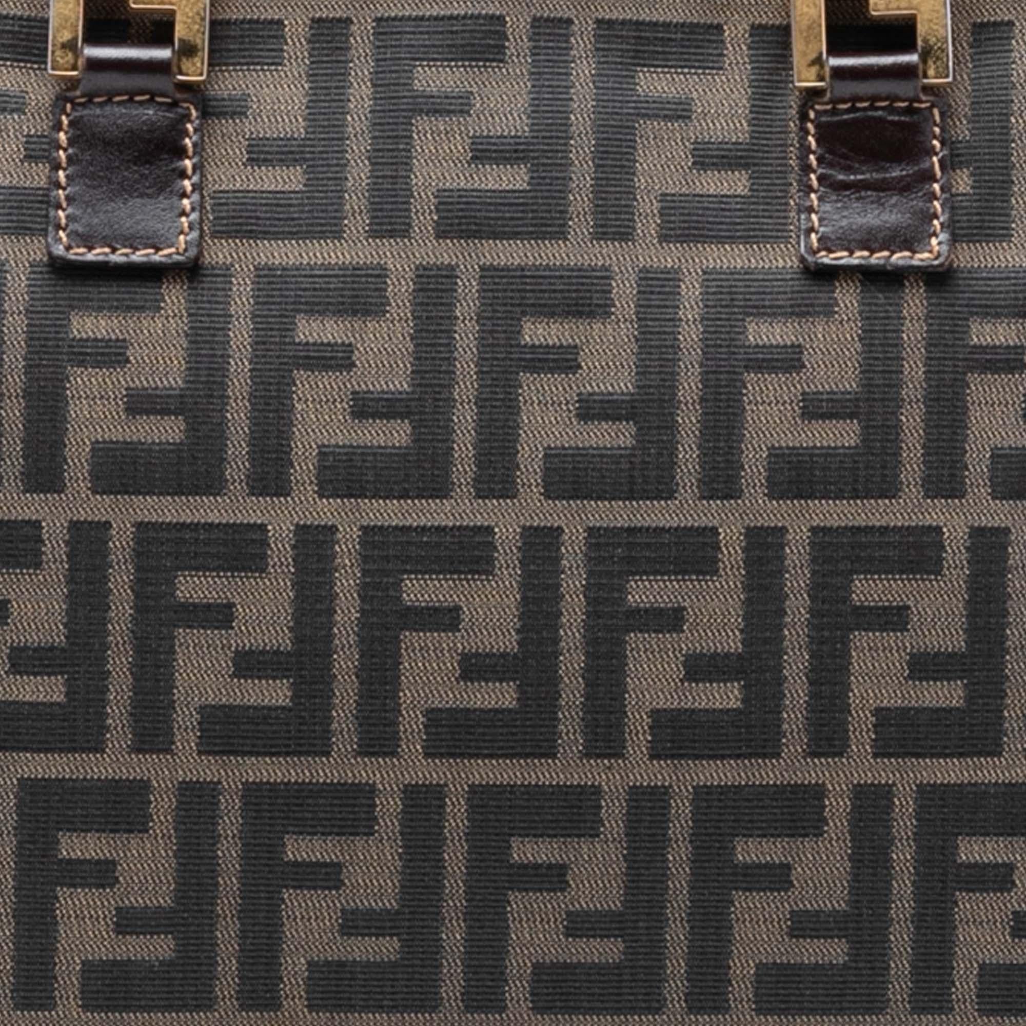 Fendi Zucca Canvas Satchel