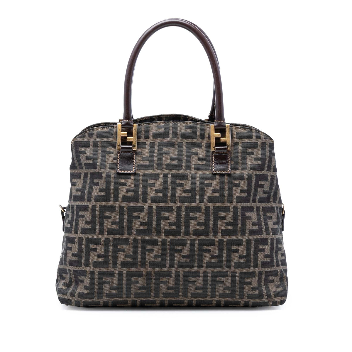 Fendi Zucca Canvas Satchel
