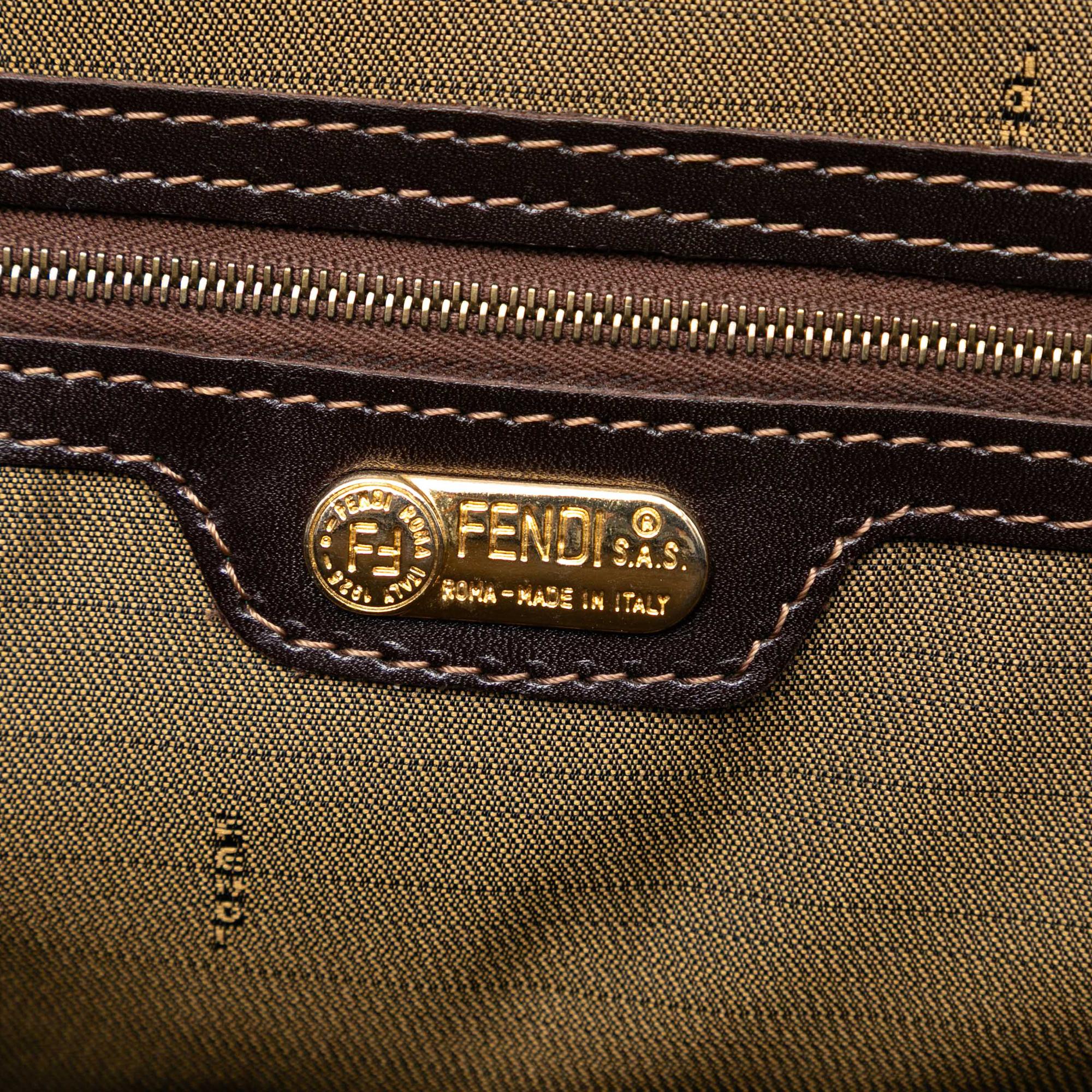 Fendi Zucca Canvas Satchel