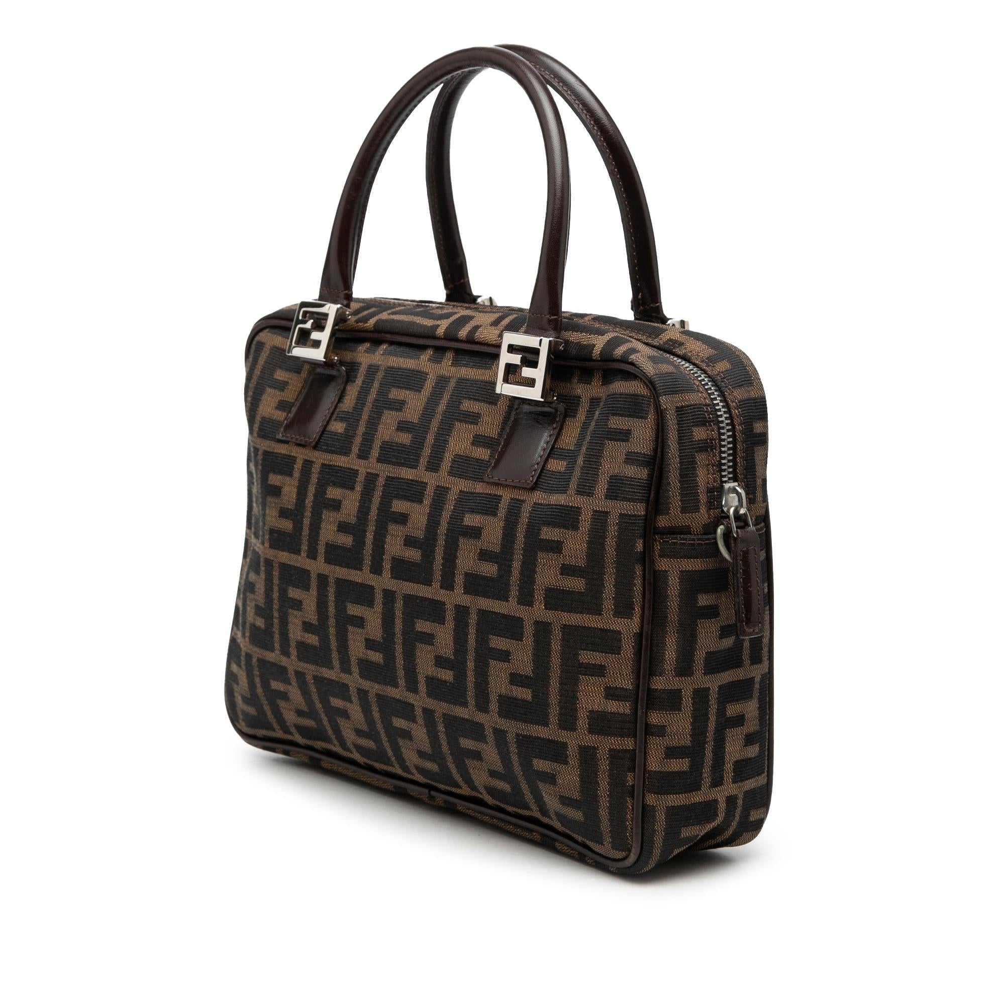Fendi Zucca Canvas Satchel